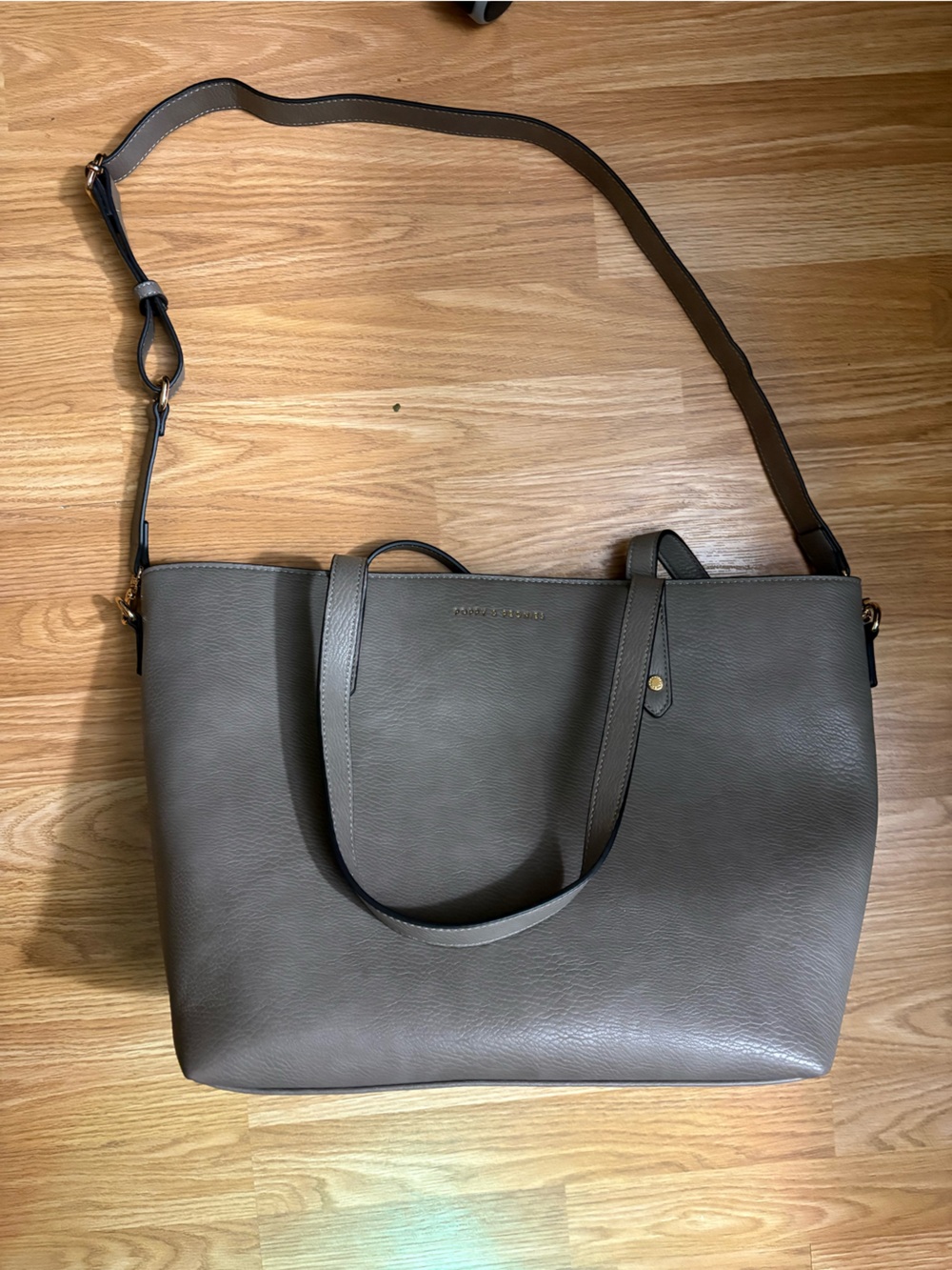 Poppy & Peonies Go Getter Tote Grey
